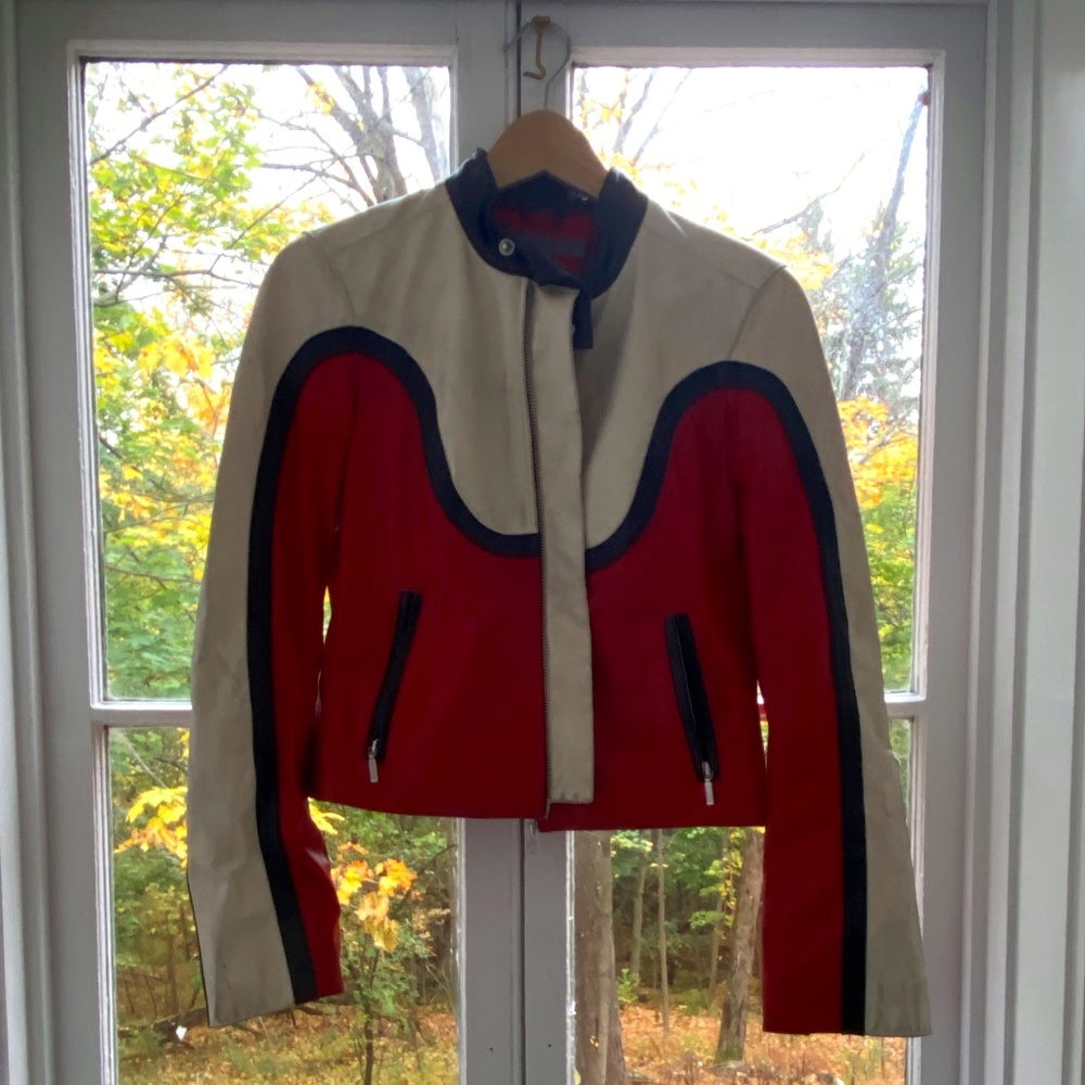 Saks Fifth Avenue 548 Leather Jacket
